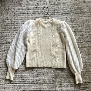Anthropologie Balloon Sleeve Sweater